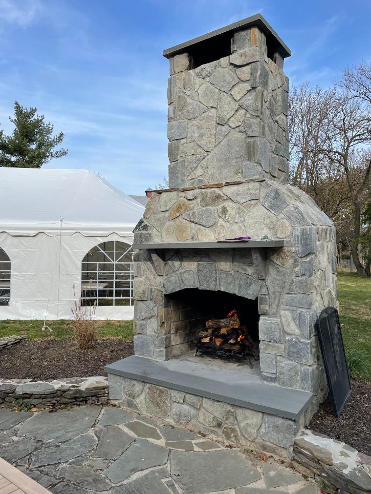 Edward's Lawn & Landscaping Outdoor Fireplace